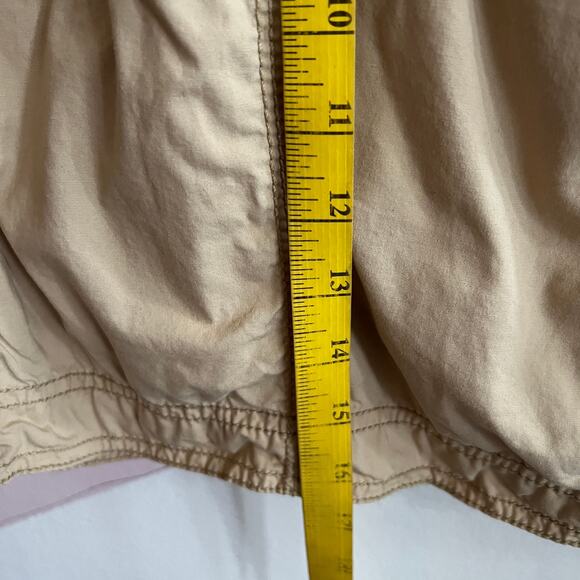 Vintage Beige Cargo Mini Skirt Y2K 2000s Soft Grunge Retro Skater Preppy Sz 10 - Picture 3 of 6